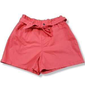 Time and Tru Shorts Size 14 Women's Jean Shorts Paper Bag Waist Denim Shorts EUC